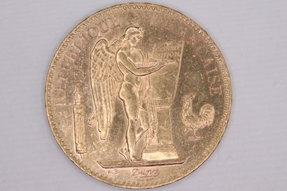 null IIIE REPUBLIQUE
100 francs in gold type Genie
1904 A 
THE FRANC : 552/17
TTB...
