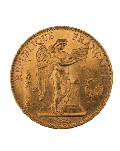 null IIIE REPUBLIQUE
100 francs in gold type Genie
1906 A 
THE FRANC : 552/19
Su...