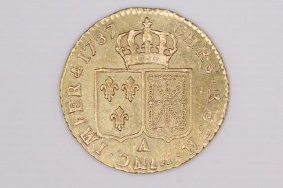 null LOUIS XVI
Louis d'or au buste nu 1787 Paris
DUP : 1707
TTB