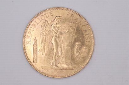 IIIE REPUBLIQUE
100 francs en or type Génie
1909...