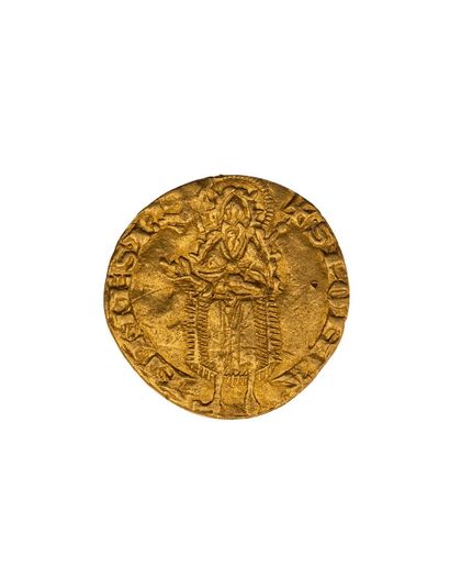 null ITALY - Florence
Gold florin with St. John 
Fr : 275 
Weight : 3 g. 
VG to ...