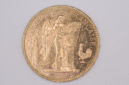 null IIIE REPUBLIQUE
100 francs in gold type Genie
1903 A 
THE FRANC : 552/16
TT...