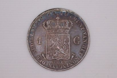 null PAYS BAS - Guillaume Ier
1 Gulden d'argent
1819, millésime rare
KM : 55
Petit...