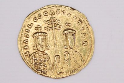 null EMPIRE BYZANTIN 
Basile II et Constantin VIII (976 à 1025)
Nomisma histamenon...