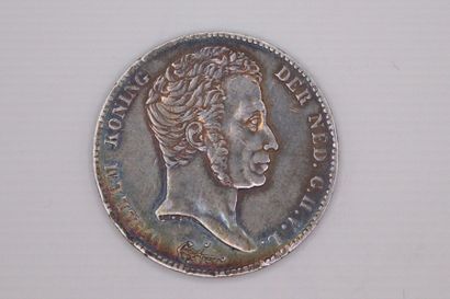 null NETHERLANDS - William I
1 Silver Gulden
1819, rare vintage
KM : 55
Small shock,...