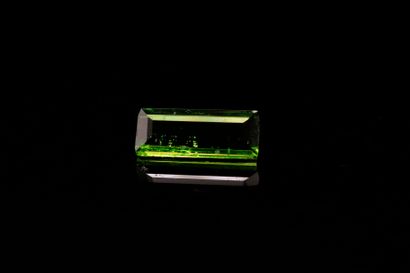 null Green tourmaline baguette on paper.
Probably not heated.
Weight : 0.84 ct

Dimensions:...