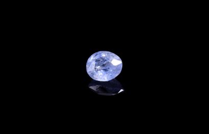 null Oval sapphire on paper. 
Probably Ceylon. 
Weight : 0.72 ct. 

Dimensions :...