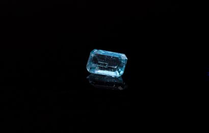 null Rectangular blue tourmaline with cut sides on paper.
Probably not heated.
Weight...