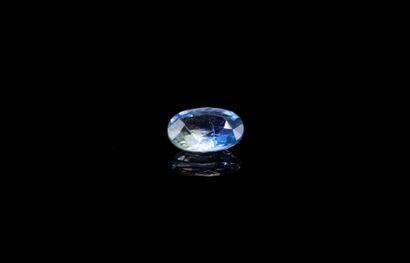 Oval blue sapphire on paper.
Weight : 0.62...