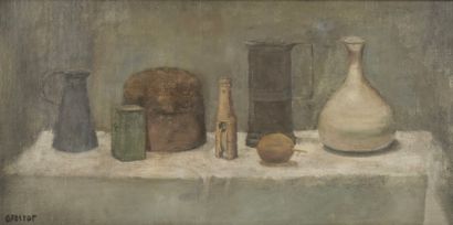 null PASTOR Gilbert (1932-2015)
"Nature morte II"
Huile sur toile marouflée sur carton...