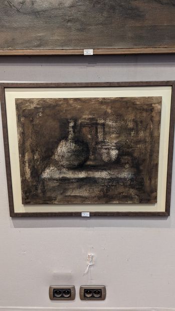 null PASTOR Gilbert (1932-2015)
Set of three still lifes
Oil on wood signed.
Stamp...