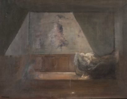 null PASTOR Gilbert (1932-2015)
"Apparitions"
Huile sur toile signée en bas à gauche
Tampon...