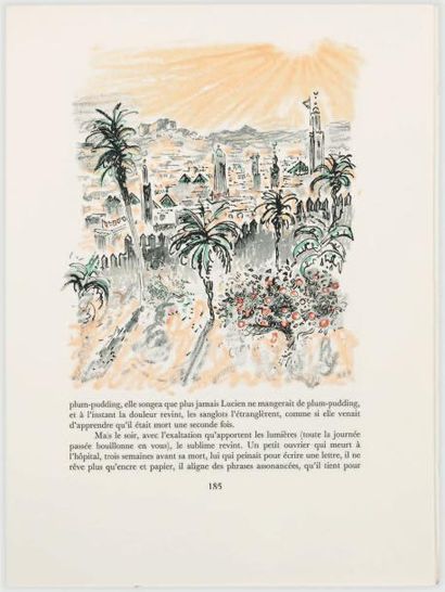 MONTHERLANT (Henry de) La Rose de sable. Paris, Henri Lefebvre, 1967. 2 volumes in-4,...