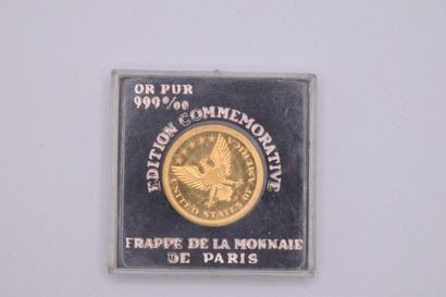 null Gold coin (999%) from the Monnaie de Paris, John and Robert Kennedy.
Weight...