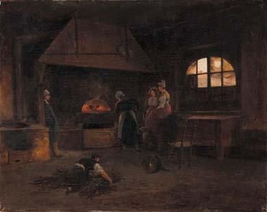 RONMY Guillaume Frédéric (Rouen 1786 -Passy 1854) 1 - La cuisine du château ou la...