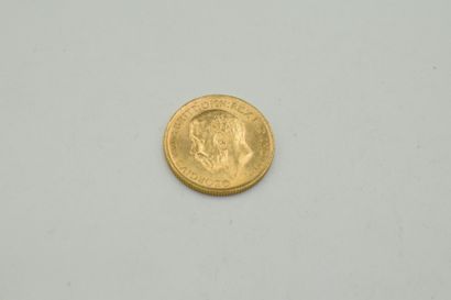 A Sovereign George V in gold (1925 S).
Weight...