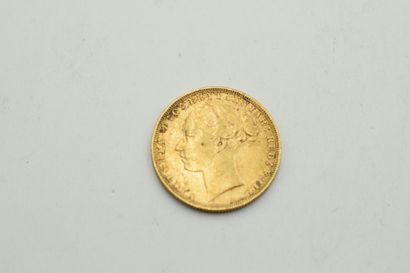 1 sovereign gold coin - Victoria 