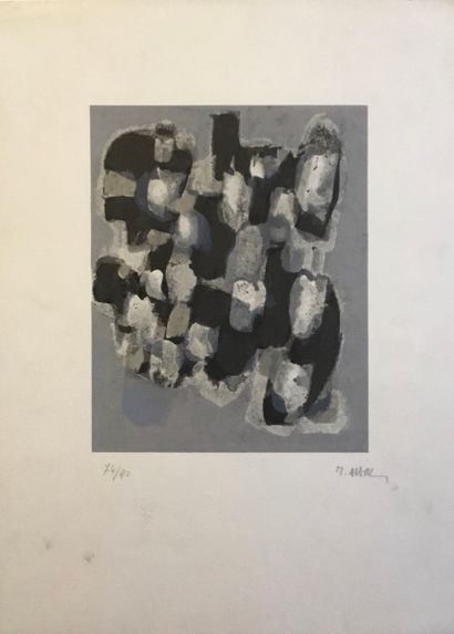null UBAC Raoul 
Lithographie signée en bas à droite numérotée sur 90. 
28 x 38 ...