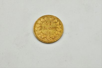 Pièce en or de 20 Francs Louis Philippe (1844,...