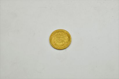 Pièce de 20 Francs en or Napoléon tête nue...