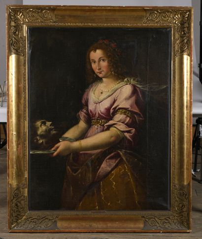 null ALLORI Cristofano (Entourage de) 
Florence 1577 - id. ; 1621

Salome.

Oil on...