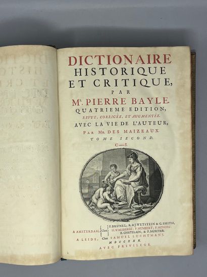 null BAYLE (Pierre). Historical and critical dictionary. Quatrième édition, revue,...