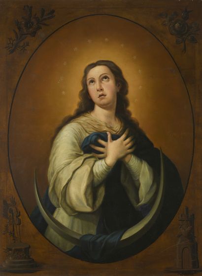 null MURILLO Bartolomé Esteban (After) 
Seville 1618 - id. ; 1682

The Virgin of...