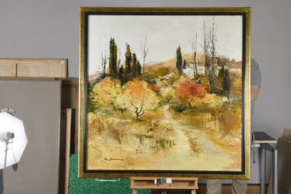 null JOUENNE Michel, 1933-2021
Symphonie d’automne
huile sur toile
signée en bas...
