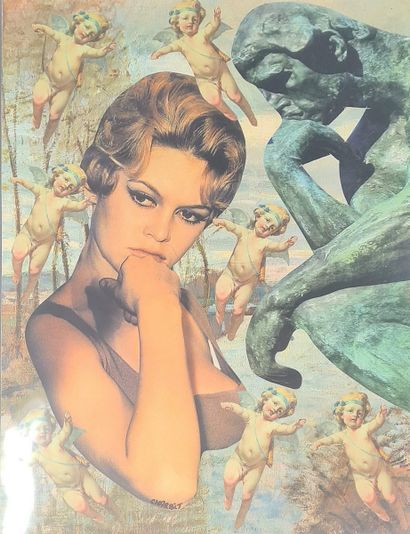 null CHARBIT Christian (XX)
Brigitte Bardot, collages
Livre objet, n°1/8, reproductions...