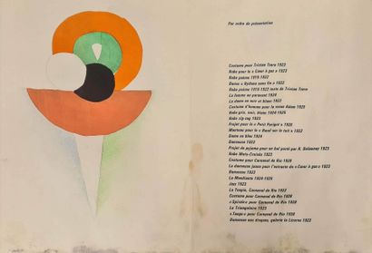 null DELAUNAY Sonia, 1885-1979,
Robes Poèmes, 1969,
livre illustré de 27 reproductions...