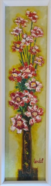 null ZENDEL Gabriel (1906-1992)
Le bouquet rouge 
Huile sur toile signée en bas à...
