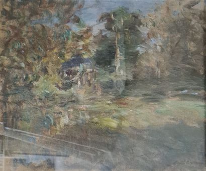 null BARAU Emile (1851-1931)
Etude de paysage
Huile sur toie signée en bas à droite...