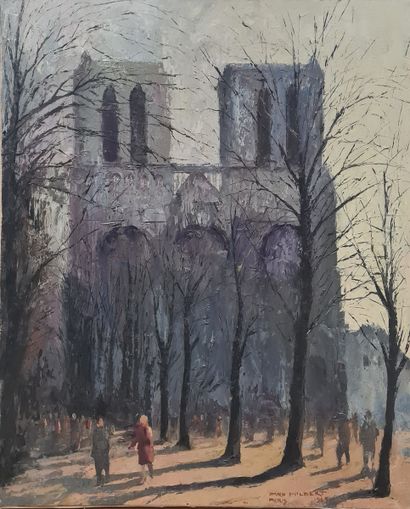 null HILBERT Jaro (1897-1995).
Notre-Dame de Paris, Paris, 1965
Huile sur toile signée,...