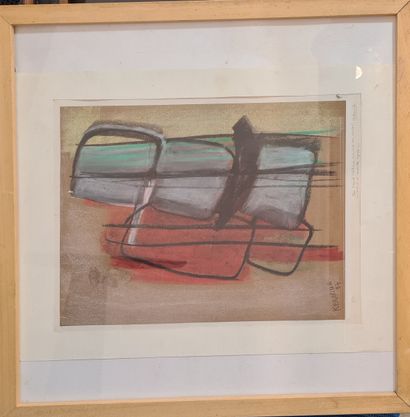 null KERBOUR Jean (1930-2005)
Composition, 91
Pastel on paper, signed and dated lower...