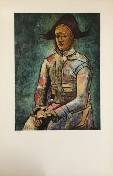 null PICASSO Pablo (after) 
Lithograph on velin de Rives printed signature lower...