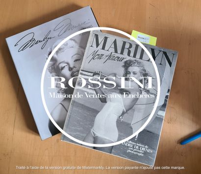 null Photography, set of two photographic books on Marilyn Monroe:
André DE DIENES,...