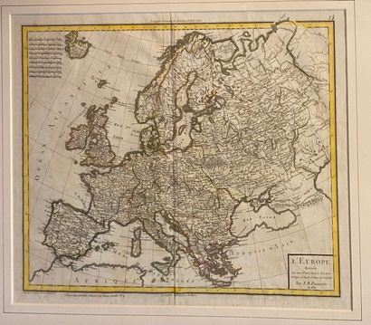 null Set of three maps of Europe:
- Voyages de Laharpe, Ambroise Tardieu, 1821.
-...