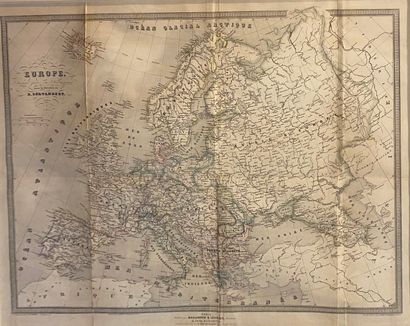 null Set of three maps of Europe:
- Voyages de Laharpe, Ambroise Tardieu, 1821.
-...
