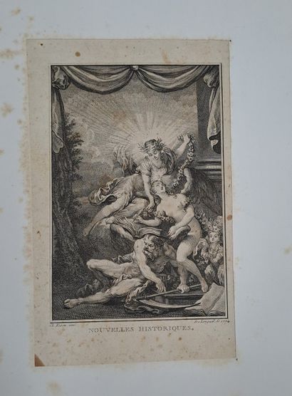 null Jean DUPLESSIS-BERTAUX (1750-1818) 
Le Grand Turc, scènes de batailles, autoportrait....