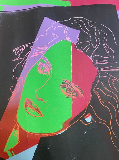 Isabelle Adjani par Andy Warhol pour Madame...