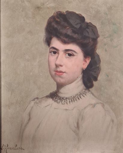 HUMBERT-VIGNOT Léonie, 1878-1960,
Jeune femme...