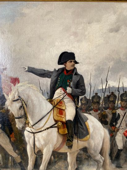 null Edouard DEBAT-PONSAN (1847-1913)
Napoléon à la bataille de Friedland
Huile sur...
