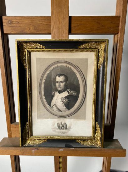 null Lot de gravures comprenant : 
un portrait du Général Foy d'après Vincent, Napoléon...