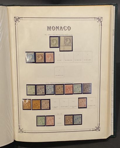 null Une collection très avancée de Monaco des origines à 2020. Quelques timbres...