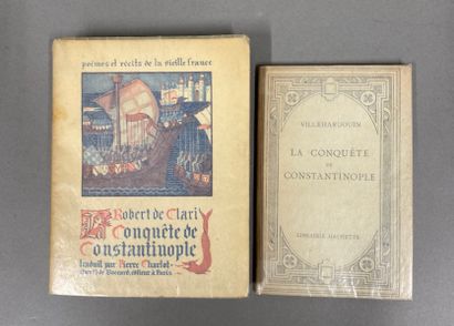 null Ensemble de 2 volumes : 

	
La conquete de constantinople, chez Hachette, 1932

Poemes...
