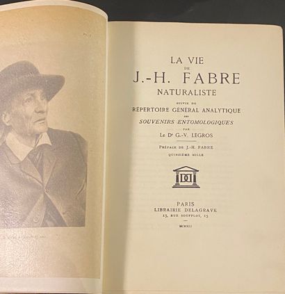 null FABRE J.H, Souvenirs entomologiques, Librairie Delagrave, Paris, 1925 à 1941
10...