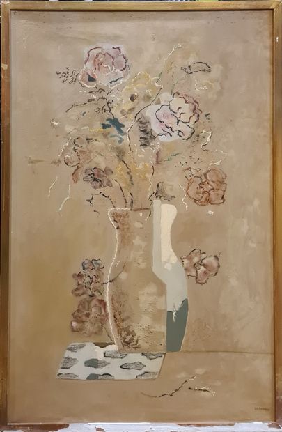 LAGLENNE Jean-François, 1899-1962,
Bouquet,
huile...