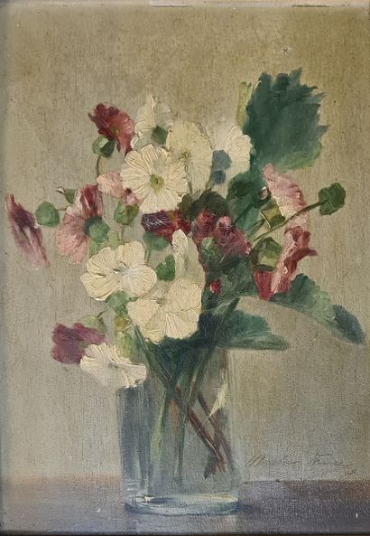 FRACIEZ Madeleine (XIX-XX)
Bouquet, 95
Huile...