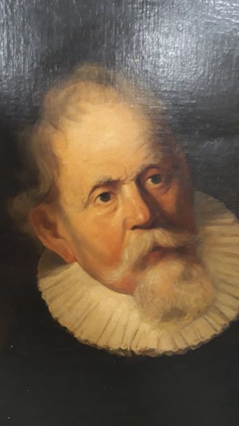null RUBENS Pierre-Paul (Genre de) 
1577 - 1640

Portrait d'homme à la collerette...