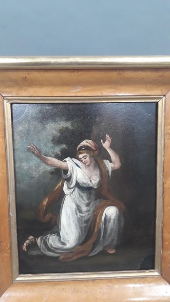 null KAUFFMANN Angelica (Attribué à)	
Coire 1741 - Rome 1807			

Femme agenouillée,...